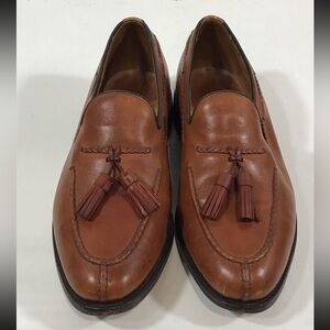 Men’s Allen Edmonds Pembrook Chili Leather Tassel Loafers Size 9.5D